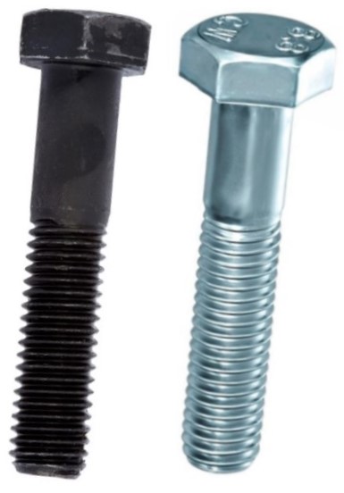 Šroub se šestihrannou hlavou s částečným závitem - DIN 931